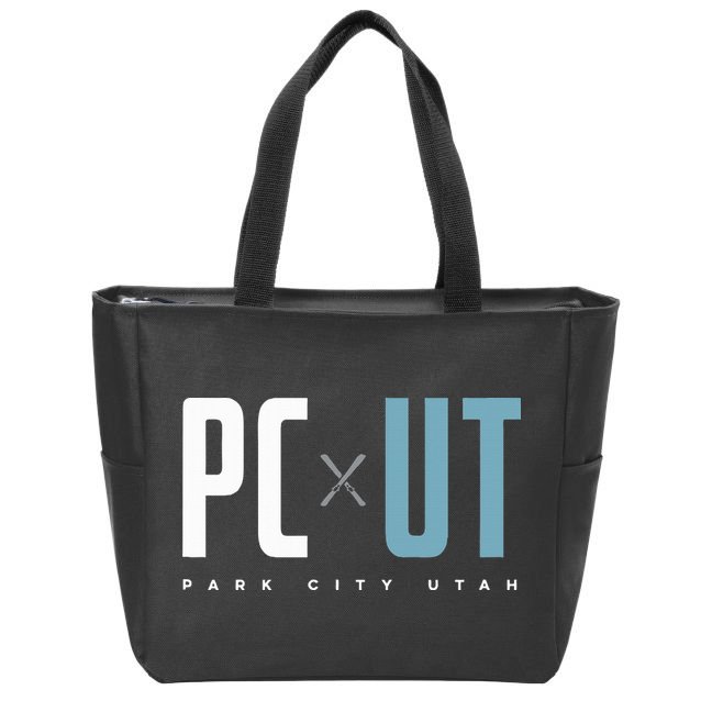Park City Utah Zip Tote Bag
