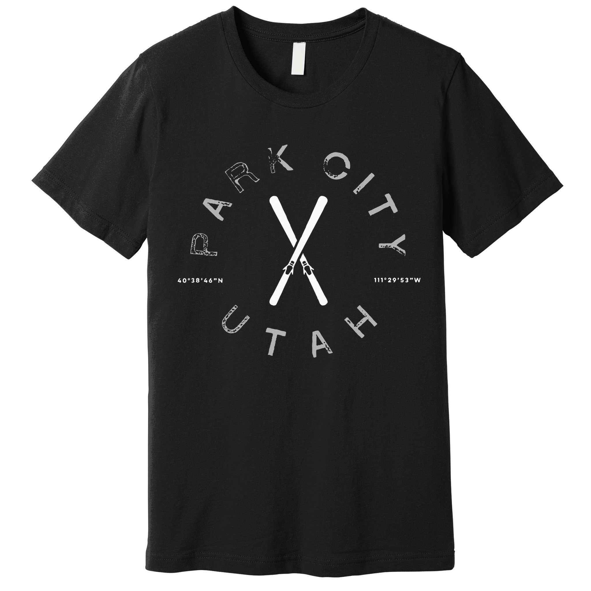 Park City Utah Graphic Vintage Retro Ski Premium T-Shirt