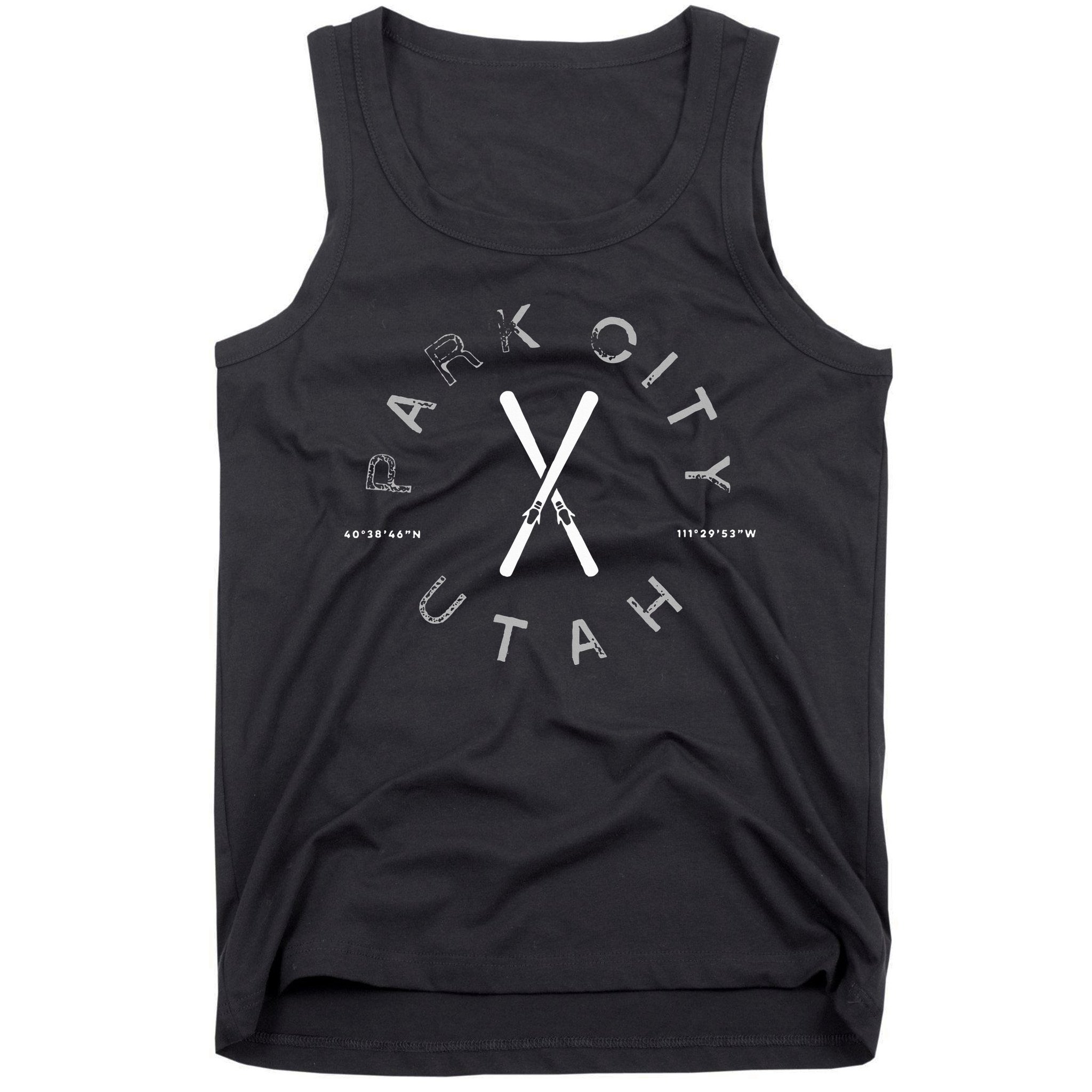 Park City Utah Graphic Vintage Retro Ski Tank Top