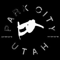 Park City Utah Graphic Vintage Retro Snowboarding Womens Tank Top