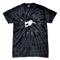 Park City Utah Graphic Vintage Retro Snowboarding Tie-Dye T-Shirt