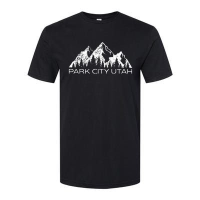 Park City Utah Mountain Souvenir Gift Cool Park City Utah Softstyle CVC T-Shirt