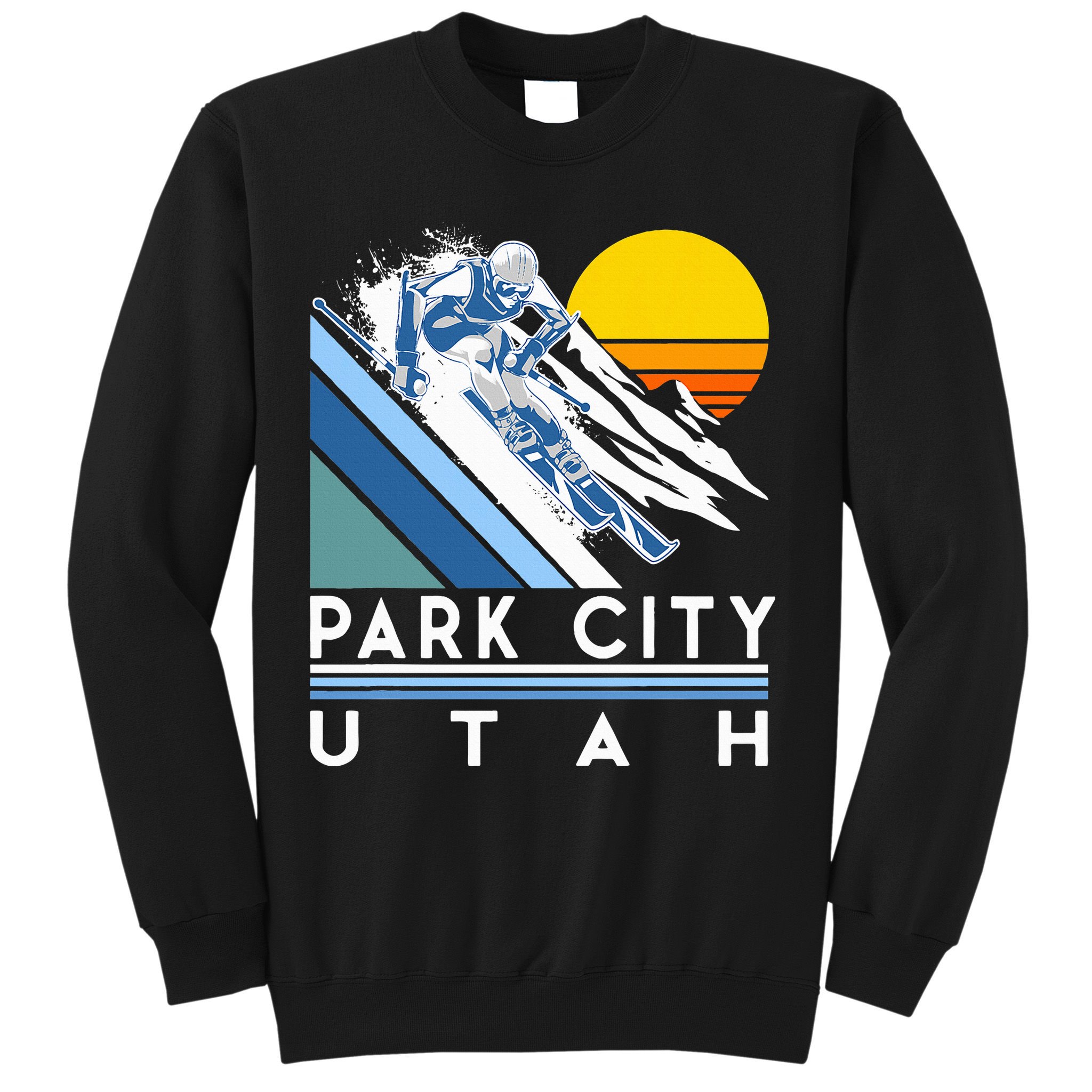 Park City Utah Retro Ski Sweatshirt