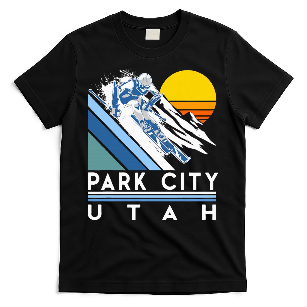 Park City Utah Retro Ski T-Shirt