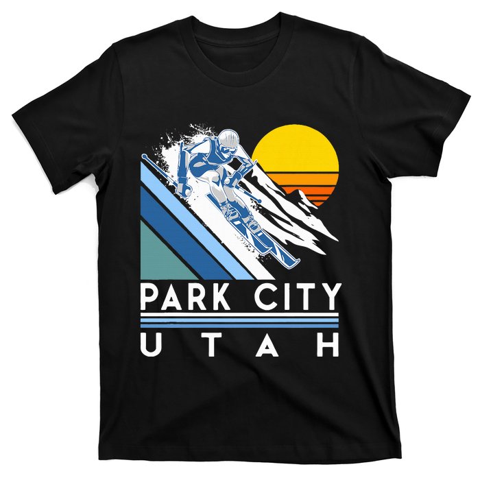 Park City Utah Retro Ski T-Shirt