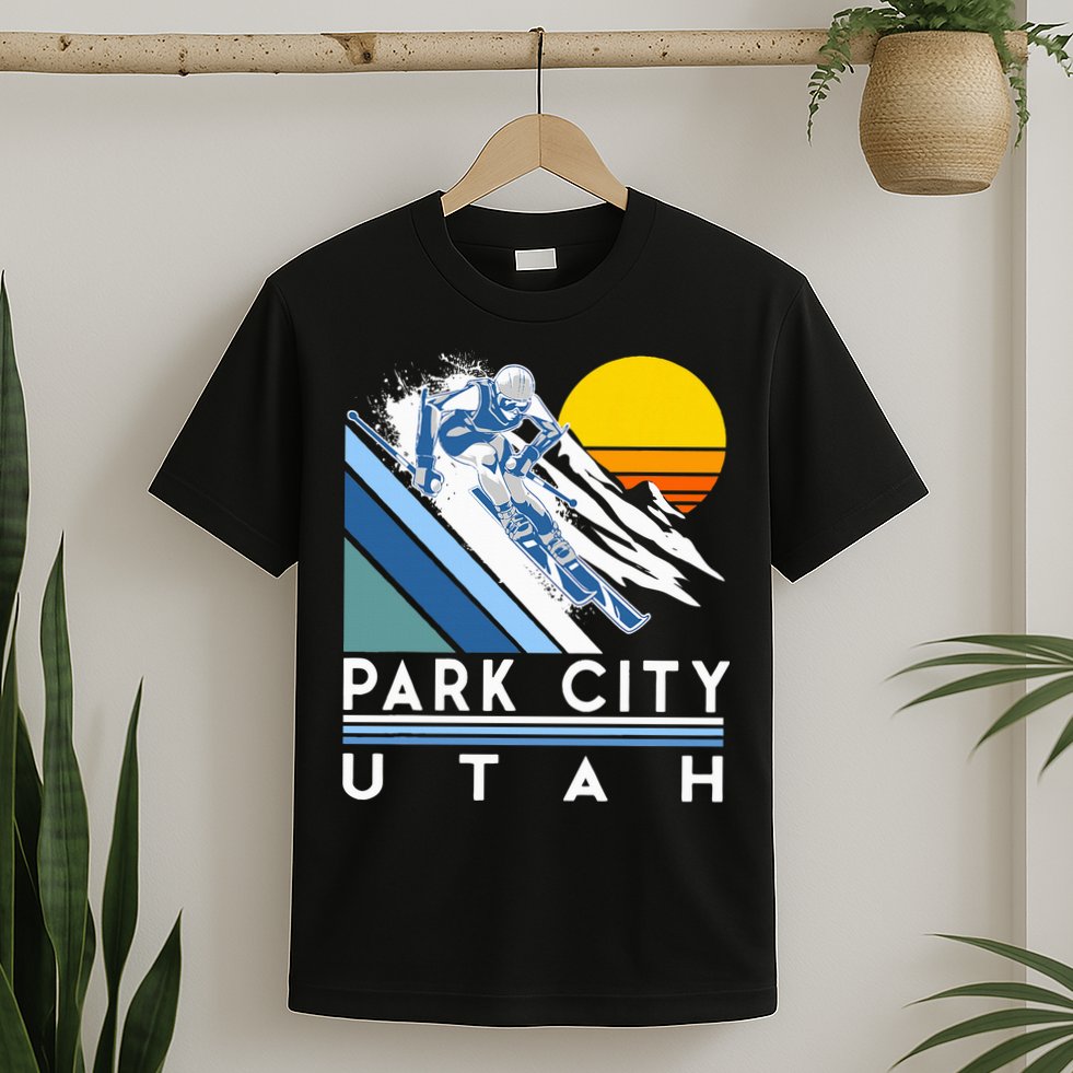 Park City Utah Retro Ski T-Shirt
