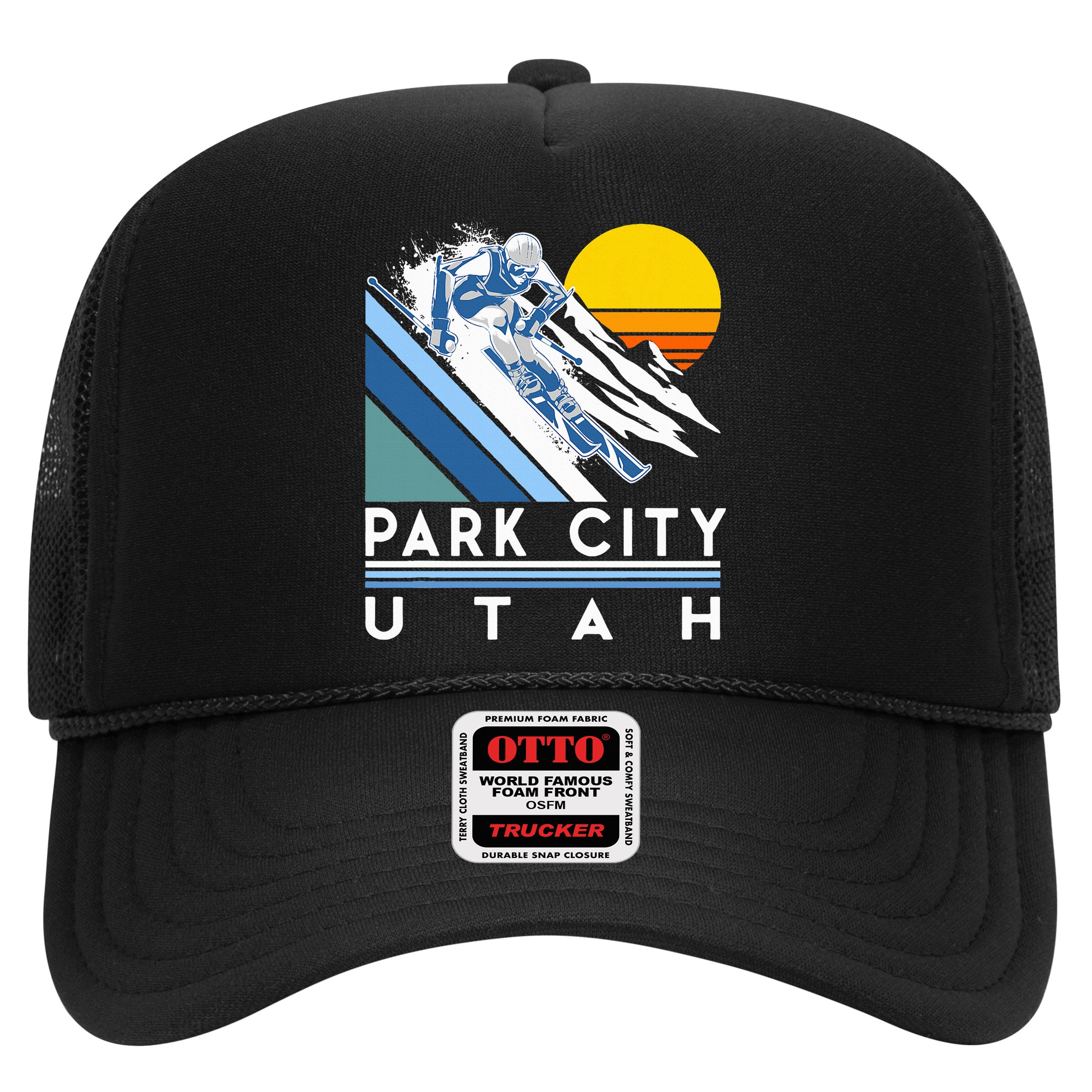 Park City Utah Retro Ski Hat