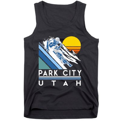 Park City Utah Retro Ski Tank Top