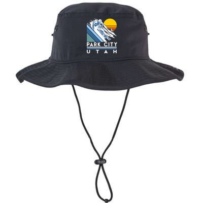 Park City Utah Retro Ski Cute Gift Legacy Cool Fit Booney Bucket Hat