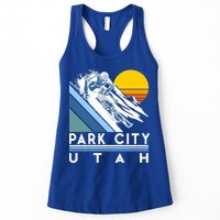Park City Utah Retro Ski Cute Gift Womens Tank Top