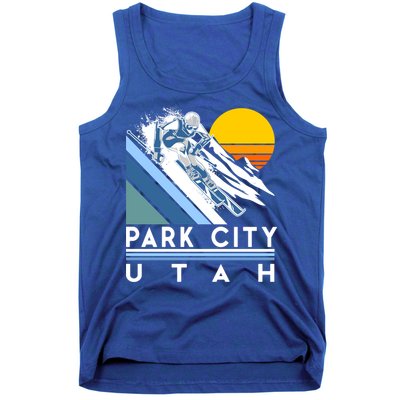 Park City Utah Retro Ski Cute Gift Tank Top