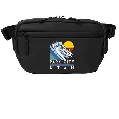 Park City Utah Retro Ski Cute Gift Crossbody Pack