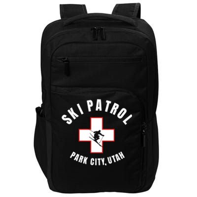 Park City Utah Ski Patrol Gift Impact Tech Backpack