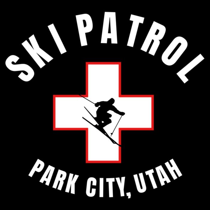Park City Utah Ski Patrol Gift Drawstring Bag
