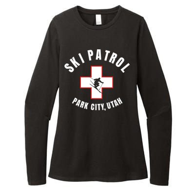 Park City Utah Ski Patrol Gift Womens CVC Long Sleeve Shirt