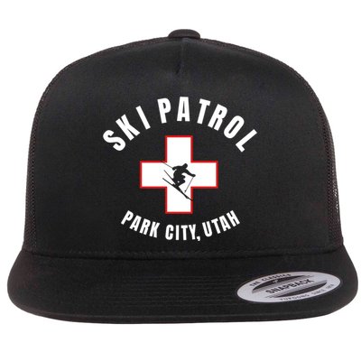 Park City Utah Ski Patrol Gift Flatbill Hat