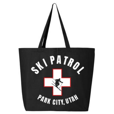 Park City Utah Ski Patrol Gift 25L Jumbo Tote