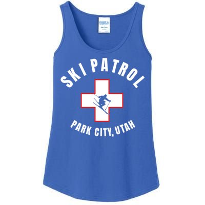 Park City Utah Ski Patrol Gift Ladies Essential Tank