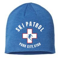 Park City Utah Ski Patrol Gift Sustainable Beanie