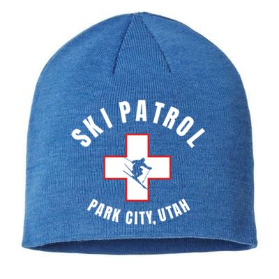 Park City Utah Ski Patrol Gift Sustainable Beanie