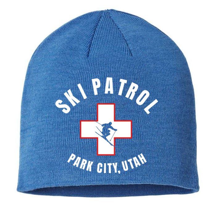 Park City Utah Ski Patrol Gift Sustainable Beanie