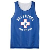 Park City Utah Ski Patrol Gift Mesh Reversible Basketball Jersey Tank