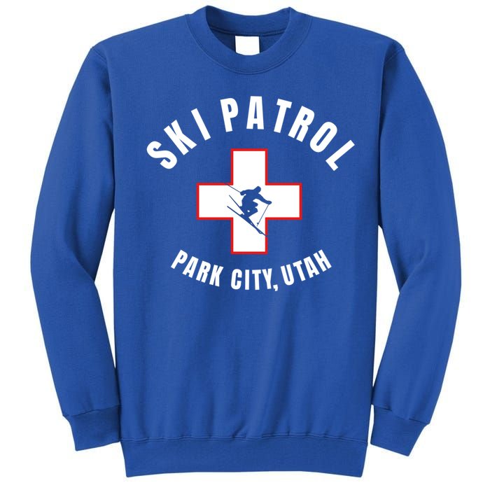 Park City Utah Ski Patrol Gift Tall Sweatshirt