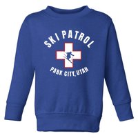 Park City Utah Ski Patrol Gift Toddler Sweatshirt