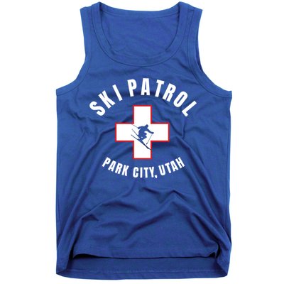 Park City Utah Ski Patrol Gift Tank Top