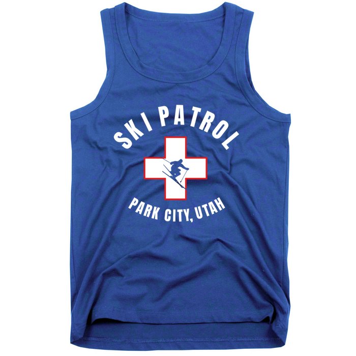 Park City Utah Ski Patrol Gift Tank Top