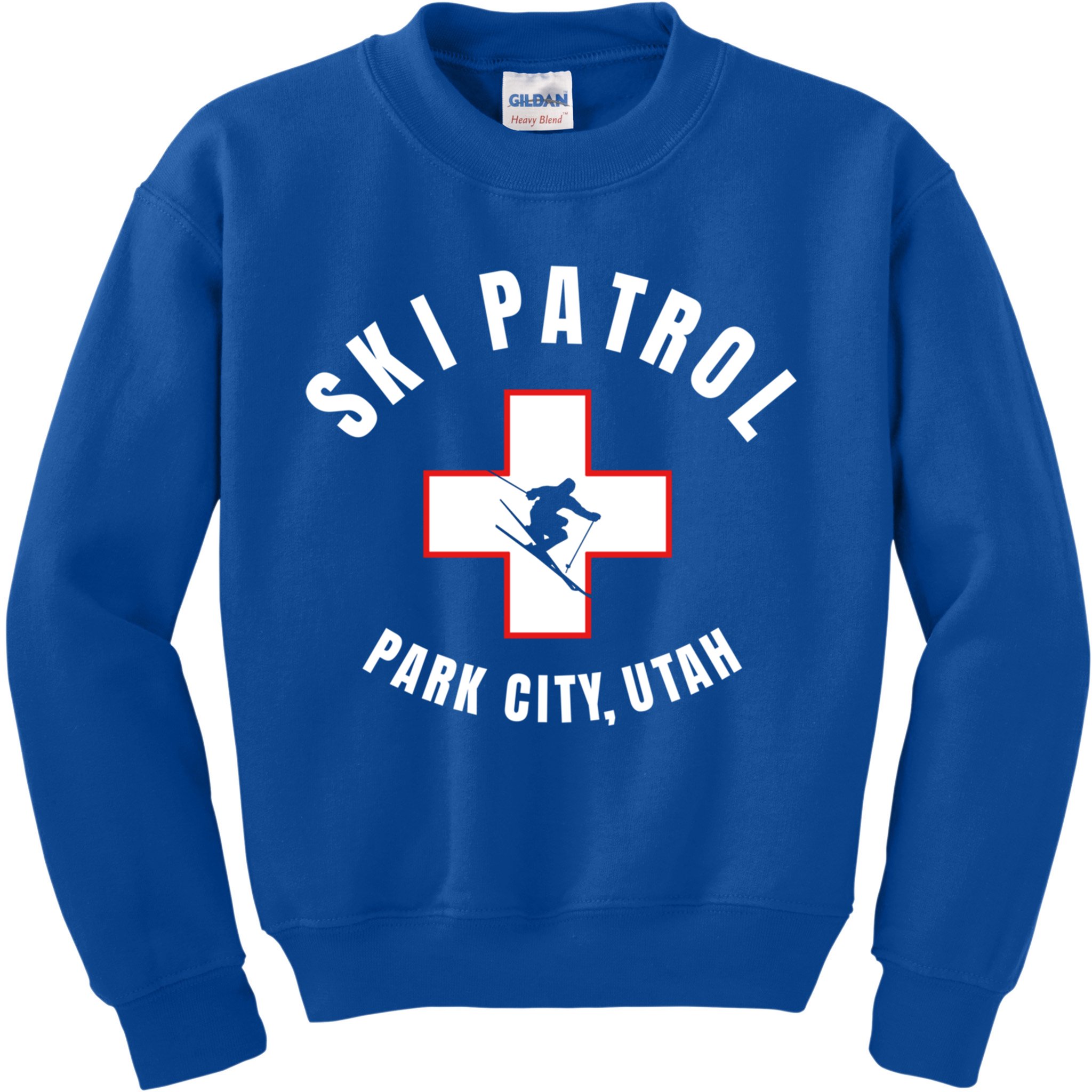 Park City Utah Ski Patrol Gift Kids Sweatshirt