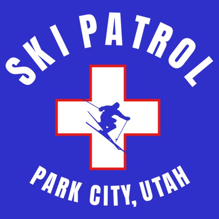 Park City Utah Ski Patrol Gift Kids Sweatshirt
