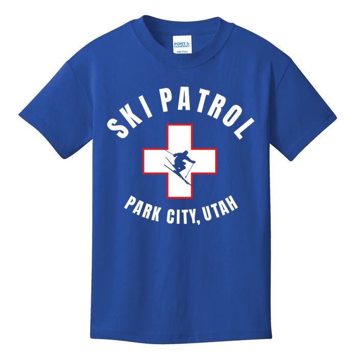 Park City Utah Ski Patrol Gift Kids T-Shirt