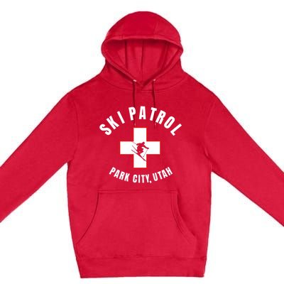 Park City Utah Ski Patrol Gift Premium Pullover Hoodie