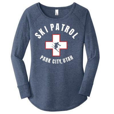 Park City Utah Ski Patrol Gift Women's Perfect Tri Tunic Long Sleeve Shirt