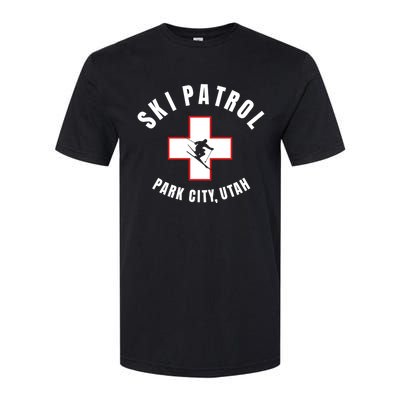 Park City Utah Ski Patrol Gift Softstyle® CVC T-Shirt