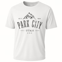 Park City Utah Awesome Mountain Design Souvenir Cooling Performance Crew T-Shirt