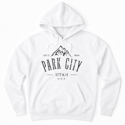 Park City Utah Awesome Mountain Design Souvenir Hoodie