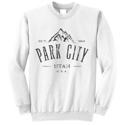 Park City Utah Awesome Mountain Design Souvenir Sweatshirt