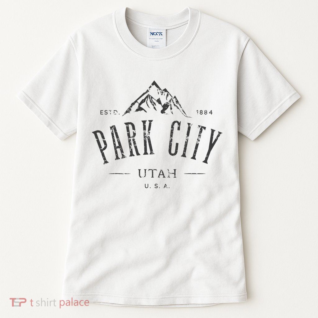Park City Utah Awesome Mountain Design Souvenir Tall T-Shirt