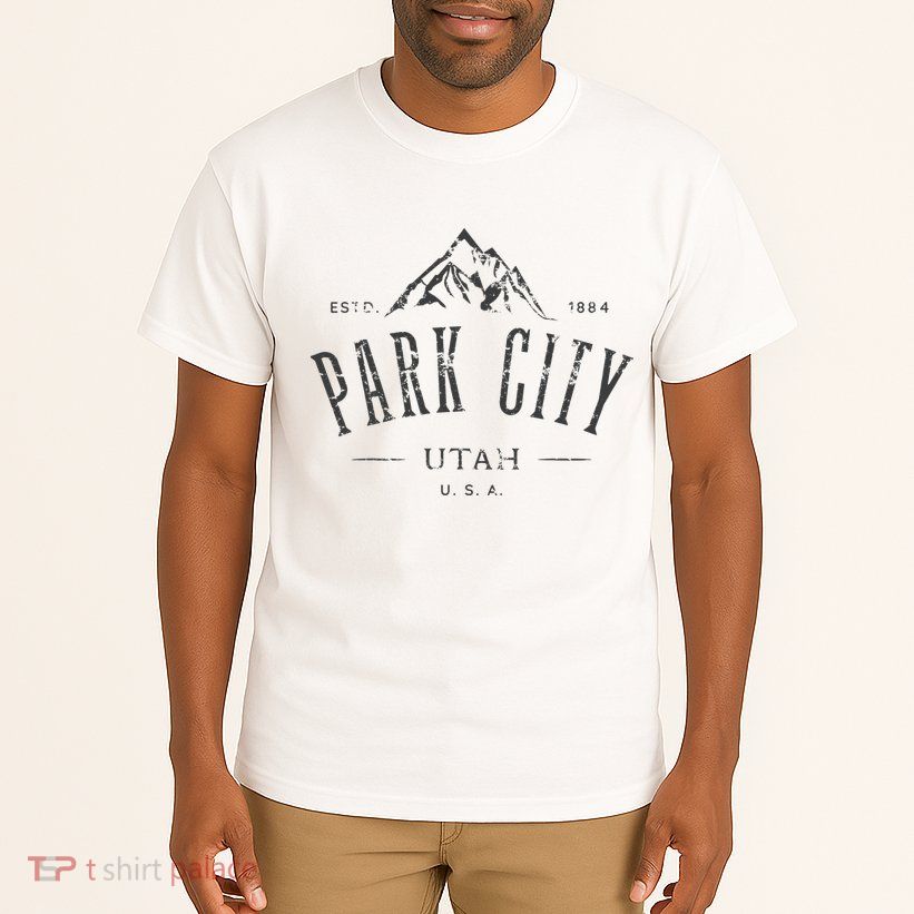 Park City Utah Awesome Mountain Design Souvenir Tall T-Shirt