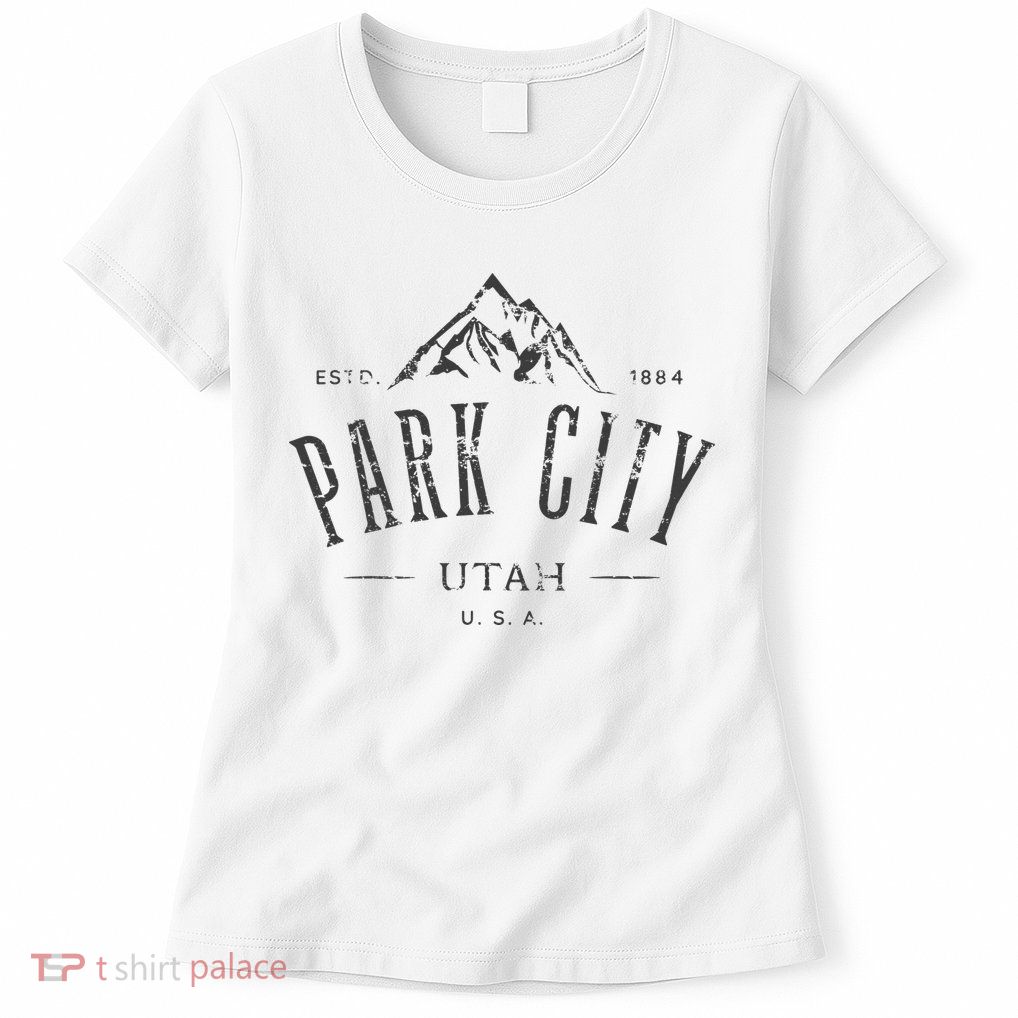 Park City Utah Awesome Mountain Design Souvenir Womens T-Shirt