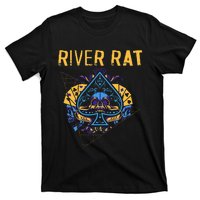 Poker Cards Vintage Spade River Rat T-Shirt