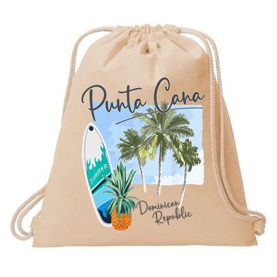 Punta Cana Vacation Punta Cana Souvenirs Dominican Republic Drawstring Bag