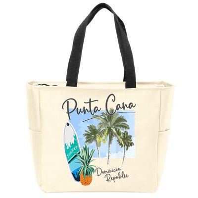 Punta Cana Vacation Punta Cana Souvenirs Dominican Republic Zip Tote Bag