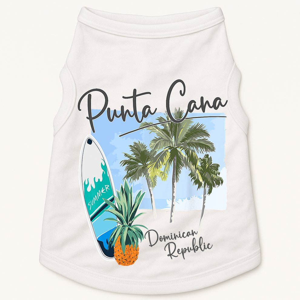 Punta Cana Vacation Punta Cana Souvenirs Dominican Republic Doggie Tank