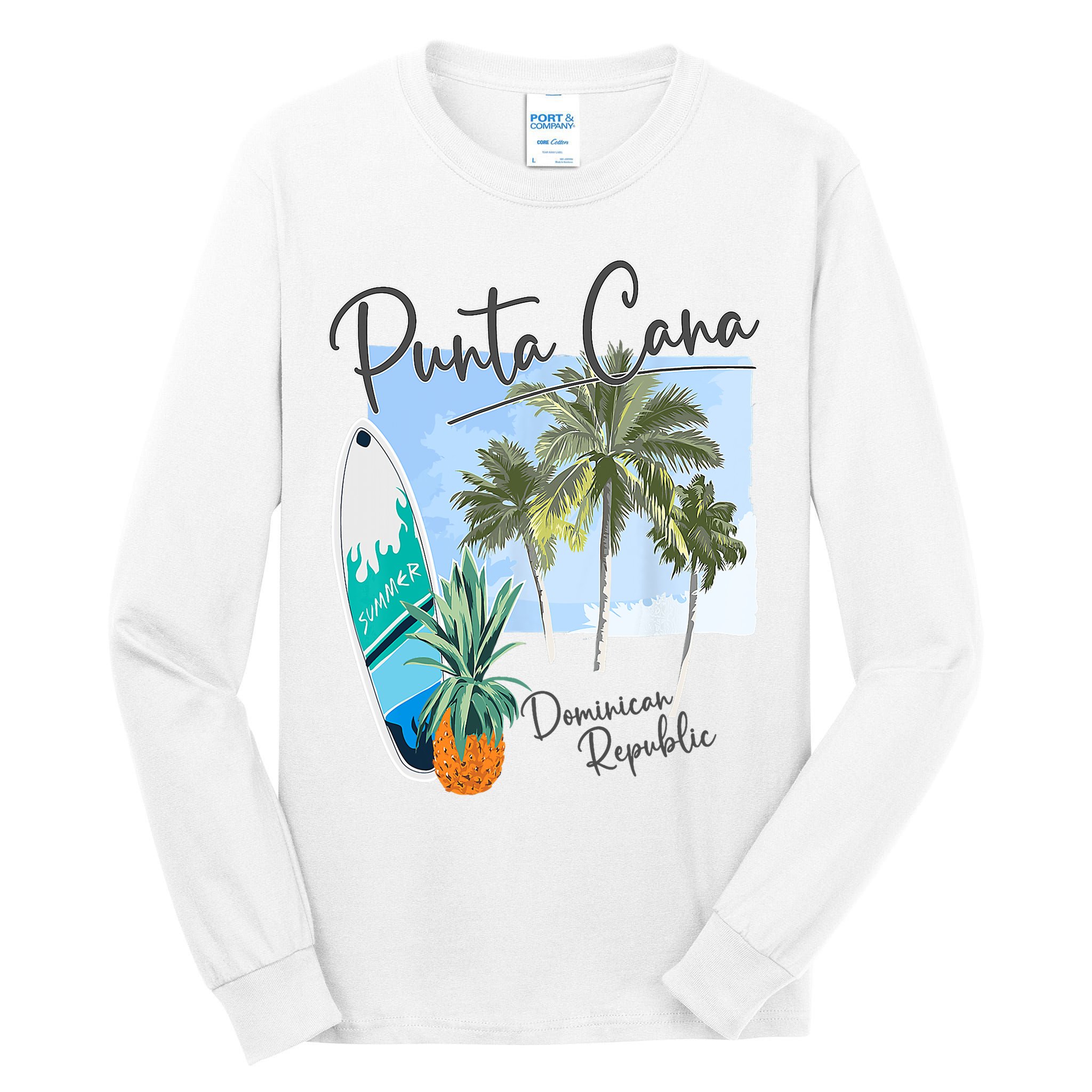 Punta Cana Vacation Punta Cana Souvenirs Dominican Republic Tall Long Sleeve T-Shirt