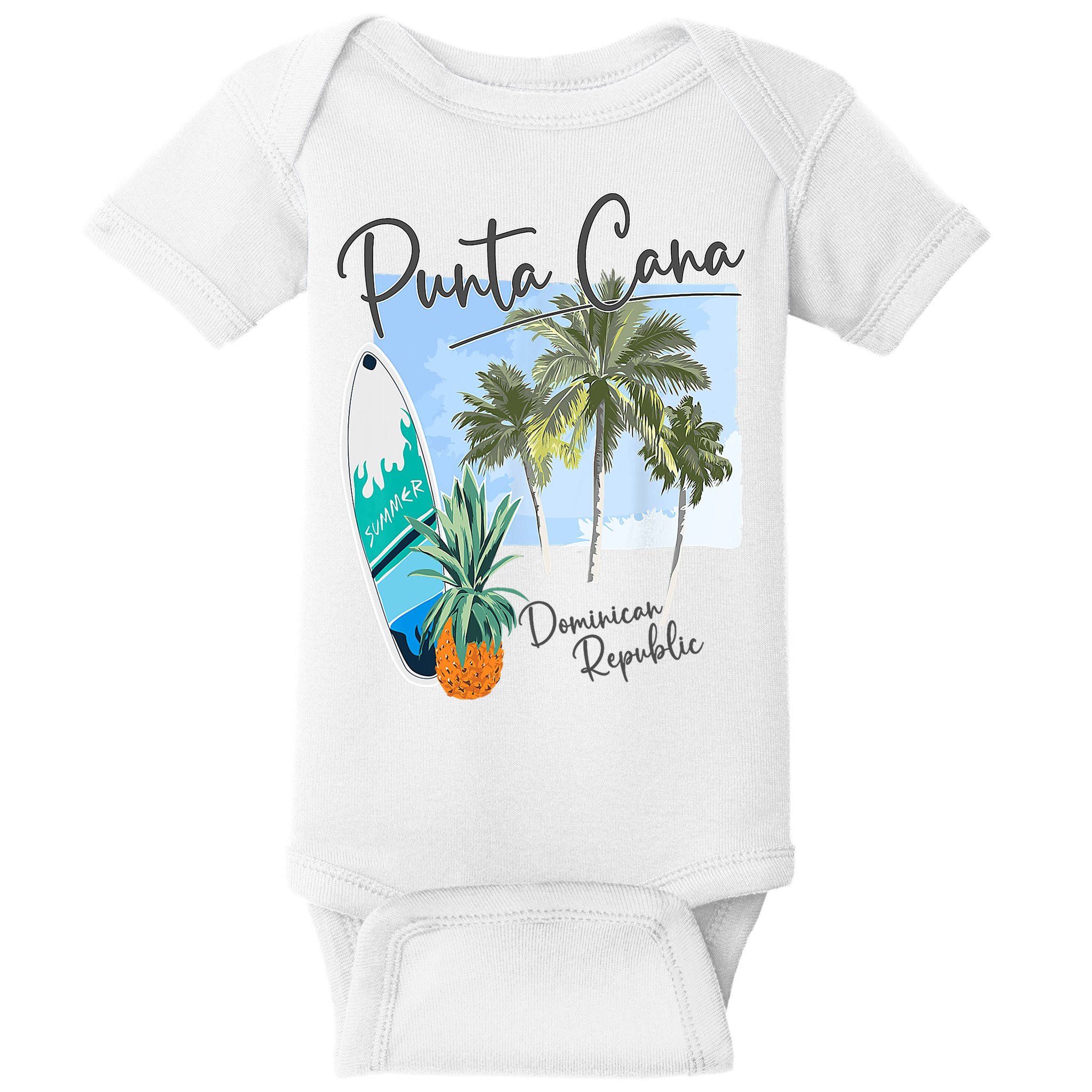 Punta Cana Vacation Punta Cana Souvenirs Dominican Republic Baby Bodysuit