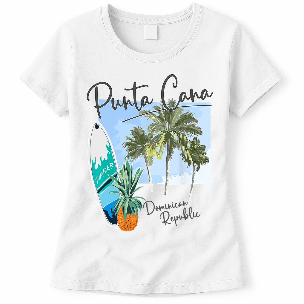 Punta Cana Vacation Punta Cana Souvenirs Dominican Republic Womens T-Shirt
