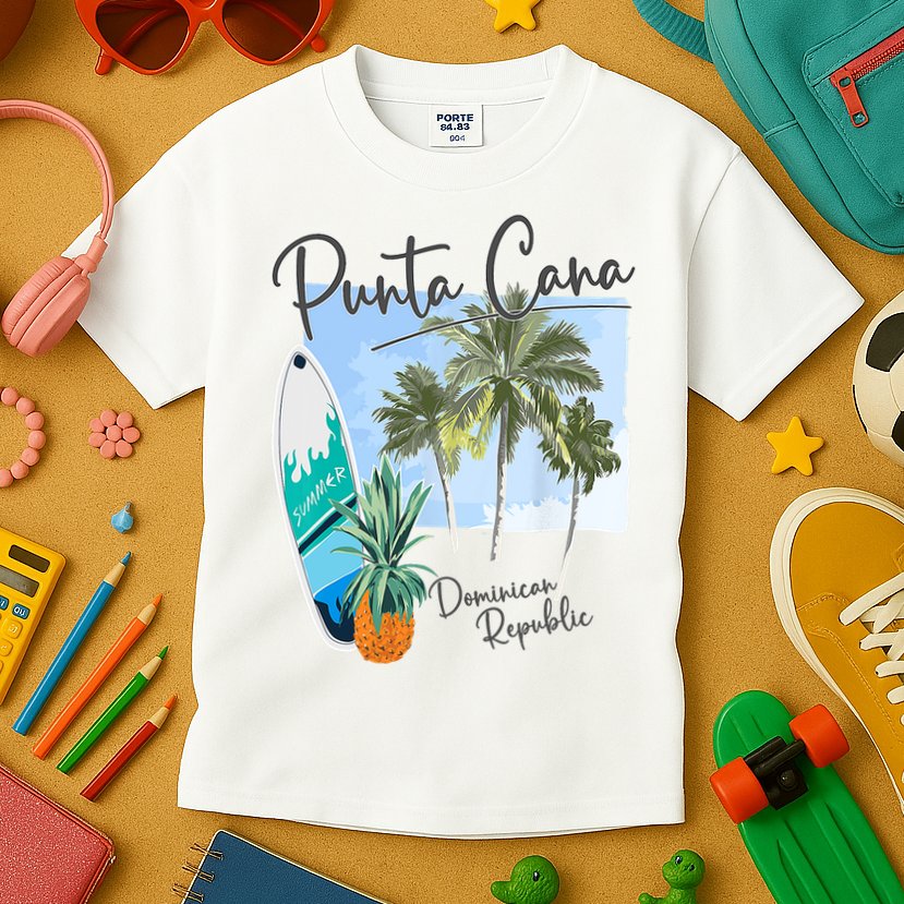 Punta Cana Vacation Punta Cana Souvenirs Dominican Republic Kids T-Shirt
